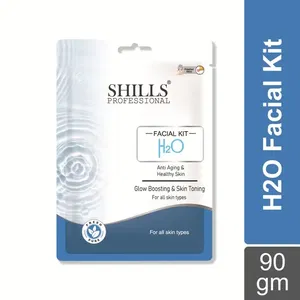 Shills Professional H2O Facial Kit – 6 Step Single Use Facial for Anti-Aging & Healthy Glow (Single Use) Image