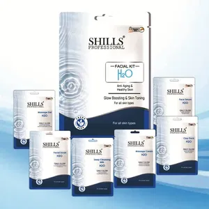 Shills Professional H2O Facial Kit – 6 Step Single Use Facial for Anti-Aging & Healthy Glow (Single Use)