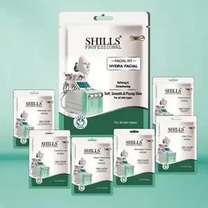 Shills Professional Hydra Facial Kit – 6 Step Single Use Kit for Soft, Smooth & Plump Skin
