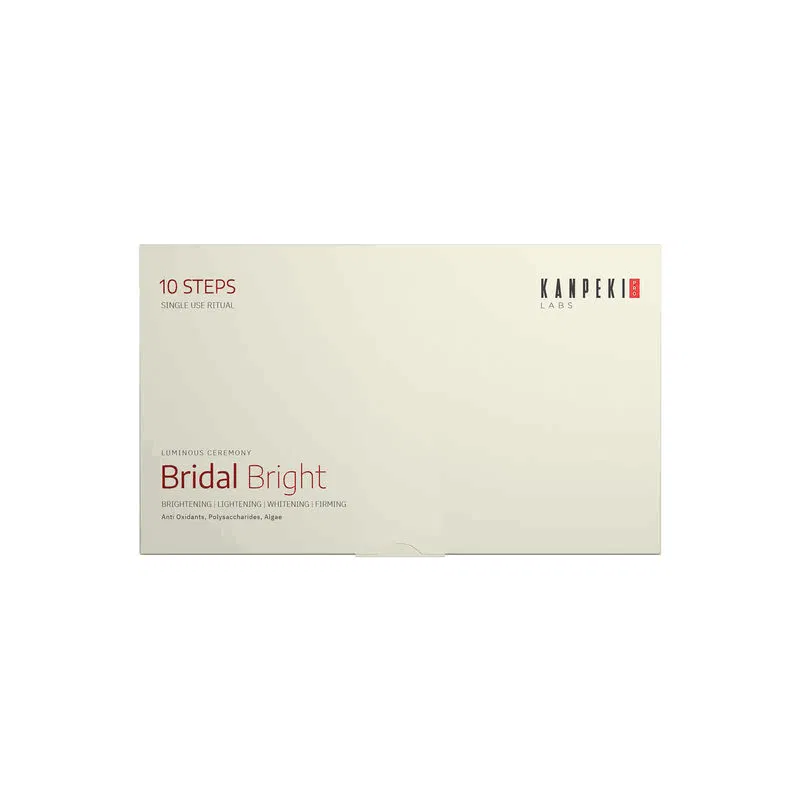 Kanpeki Professional Bridal Bright Facial Kit – 10-Step Ritual for Brightening, Lightening & Firming Image