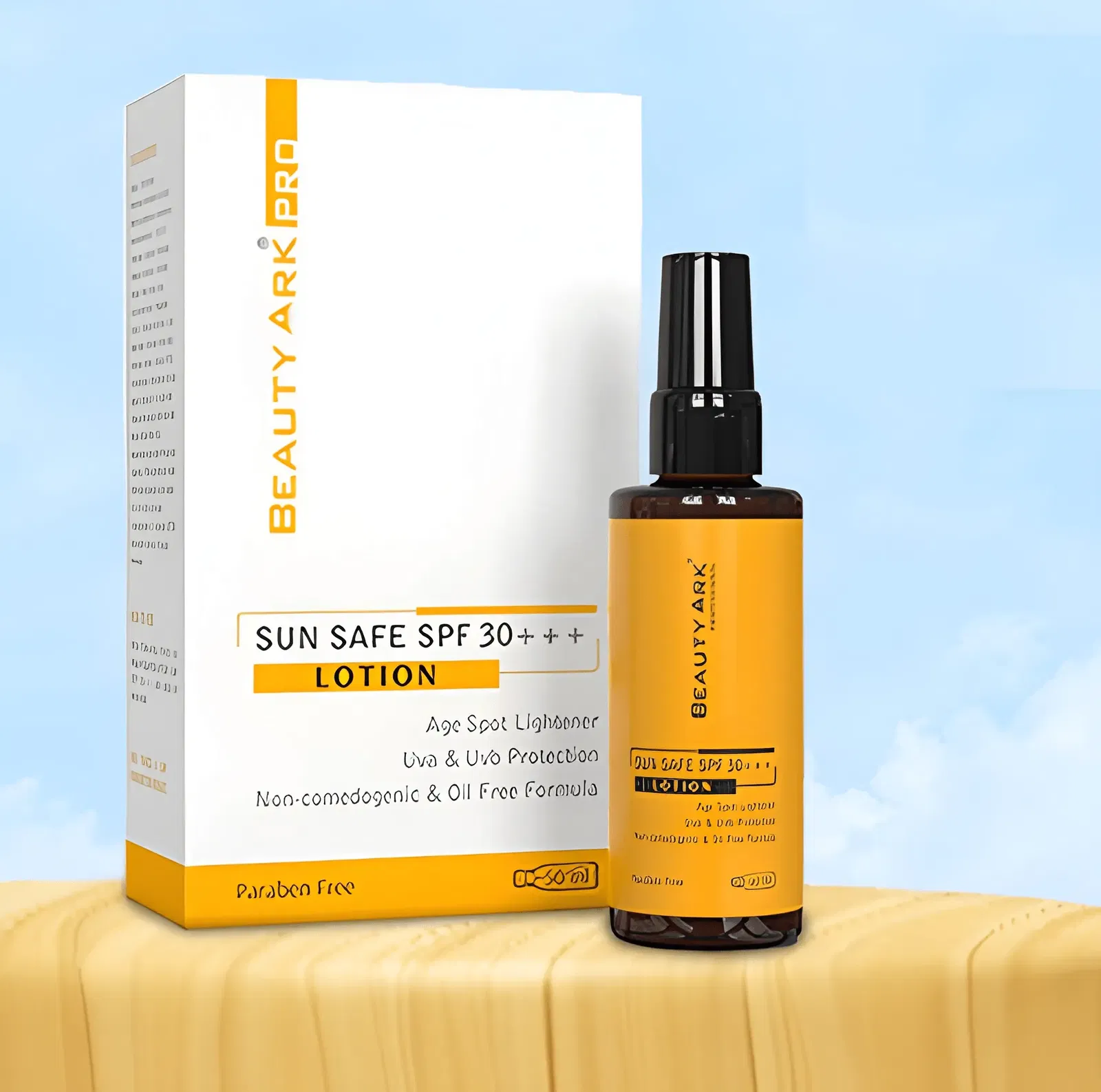 Beauty Ark Sun Safe SPF 30+++ Lotion 40ml – Broad Spectrum UVA & UVB Protection, Oil-Free Daily Sunscreen Image