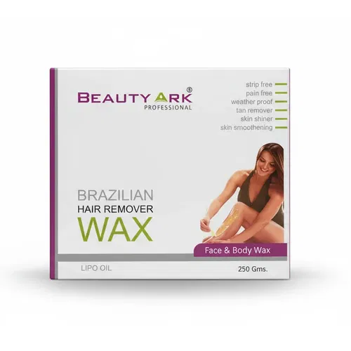Beauty Ark Professional Brazilian Hair Remover Wax for Face & Body – 250gm (Stripless Wax Image