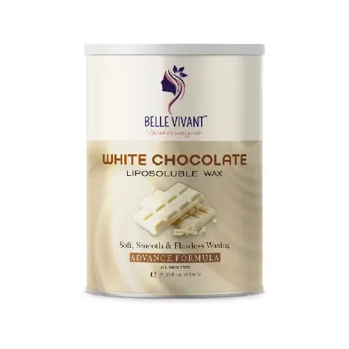 Belle Vivant White Chocolate Liposoluble Wax (800ml) – Smooth, Gentle & Salon-Quality Hair Removal Formula Image