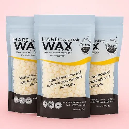 Face & Body Hard Wax Beans (Pack of 3 x 100g) – Hair Removal Wax for Smooth, Soft Skin Image