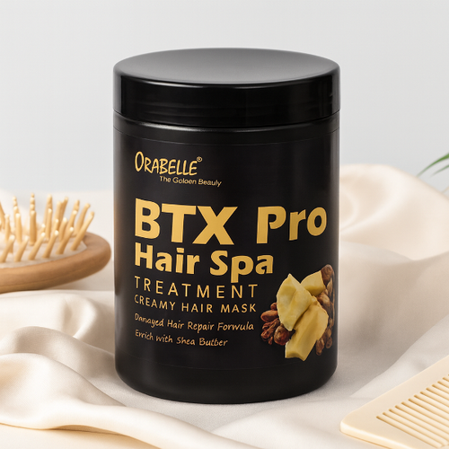 Orabelle BTX Pro Hair Treatment & Spa – 1000ml | Intense Repair, Smoothening & Shine Boost Image