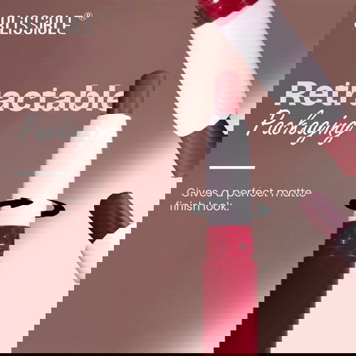 Blissible Forever Non-Transfer Lipstick – 05 Sweetheart Pie | Smudge Proof | Lightweight | Up to 18 Hours Stay