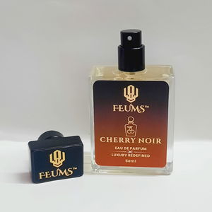  Feums Cherry Noir – Decadent Seduction With The Aura Flask Bottle. Image