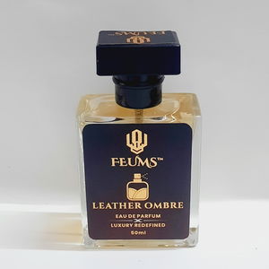 Feums Leather Ombre – Rebel Sophistication With The Aura Flask Bottle.