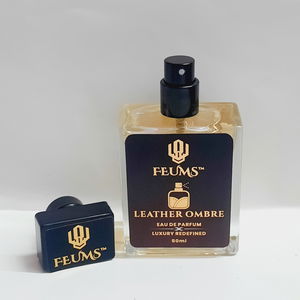 Feums Leather Ombre – Rebel Sophistication With The Aura Flask Bottle. Image