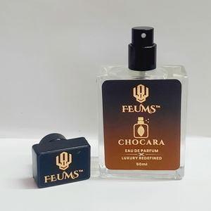Feums Chocara – Sweet Temptation 50ml With The Aura Flask Bottle. Image