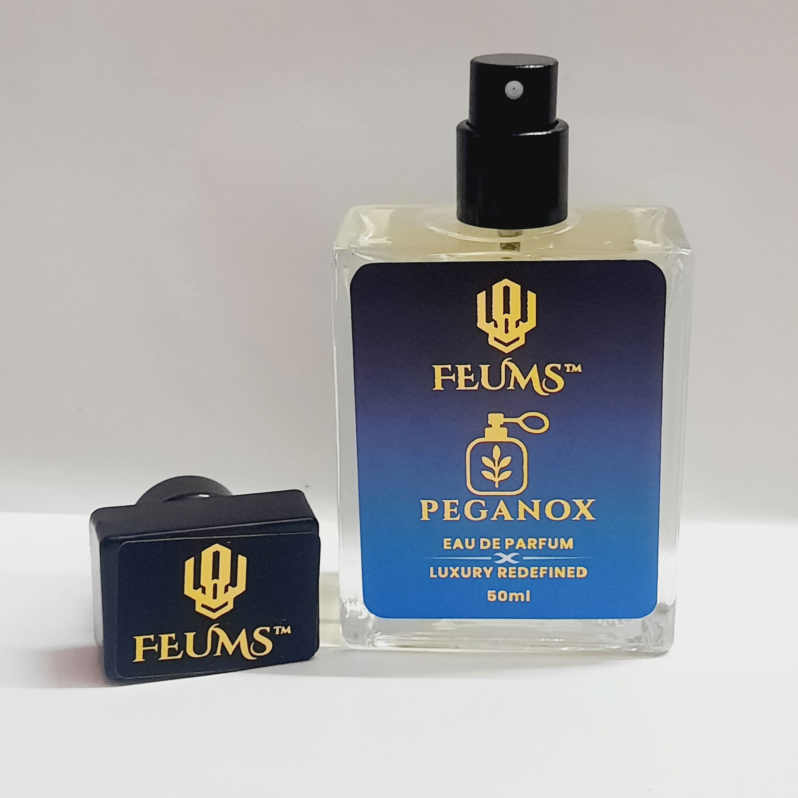 Feums Peganox– Majestic Sophistication 50ml With The Aura Flask Bottle. Image