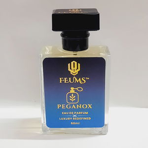 Feums Peganox– Majestic Sophistication 50ml With The Aura Flask Bottle.