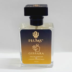 Feums Gissara – Minimalism Meets Elegance 50ml With The Aura Flask Bottle.
