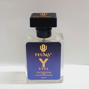   Feums Yvel Perfume -The Power of 'Why' 50ml With The Aura Flask Bottle.