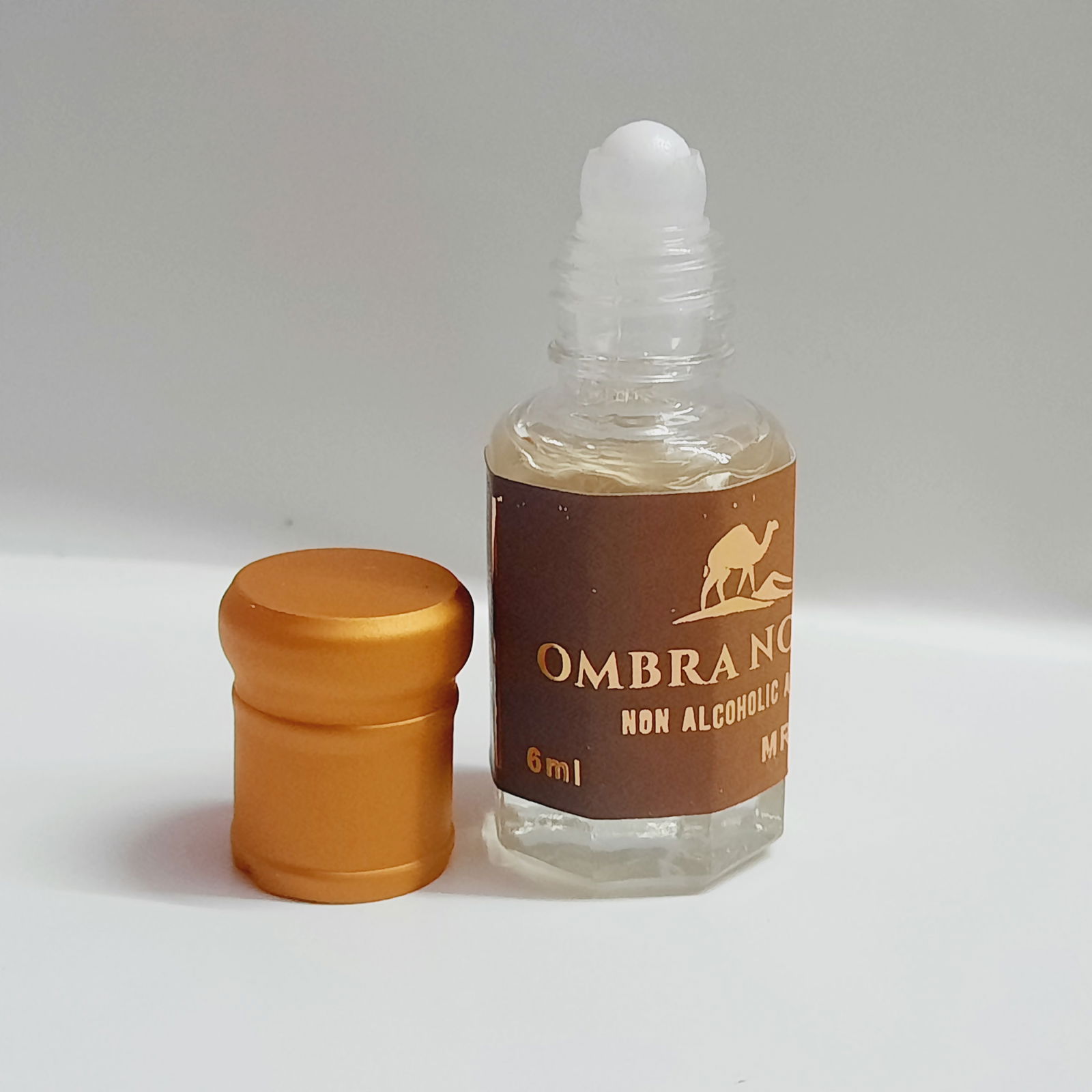   Feums Ombra Nomad Attar - Deep,Dark Desire 6ml With The Rih Flask Bottle. 