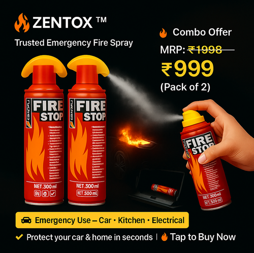 Pack of 2 fire extinguisher  Image