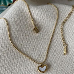 Heart Shape Anti-Tarnish Pendant Chain Image