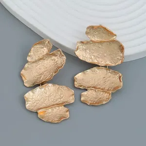 Contemporary Gold Drops Earrings for Women
