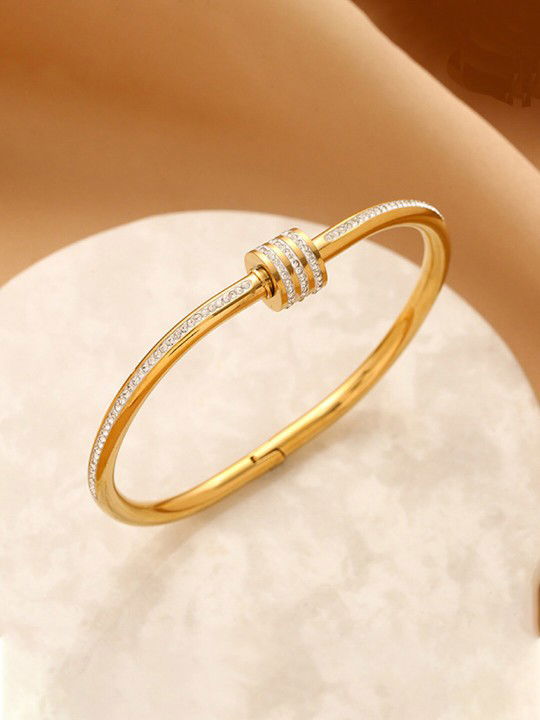Anti Tarnish American Diamond Bangle Image