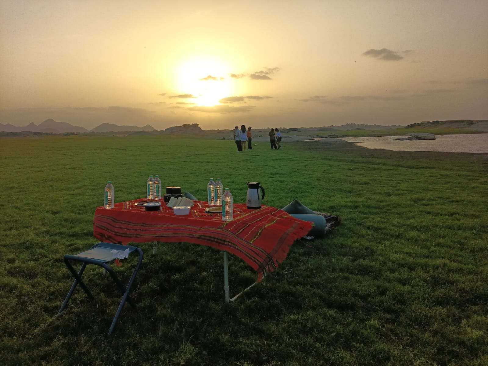 Sundowner by the Dam
