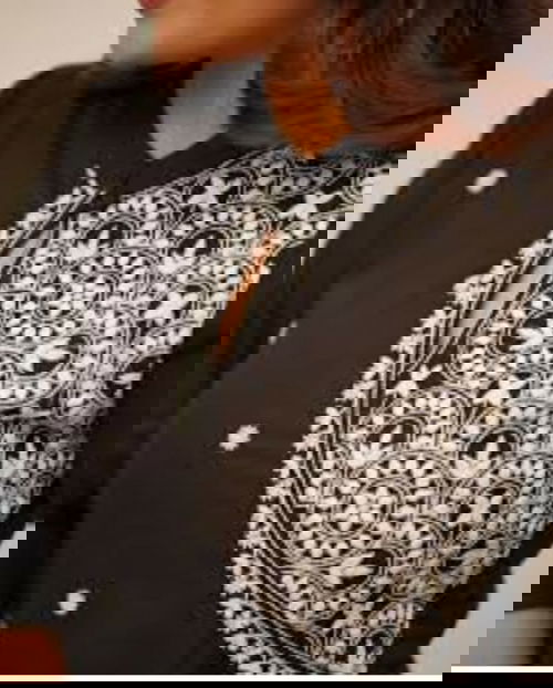 STRAIGHT KURTI PENT  BLACK Image