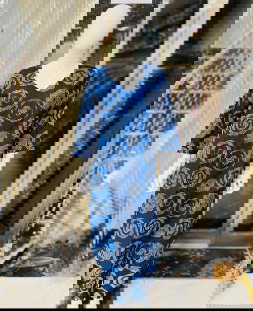 COTTON CORD SET BLUE  Image