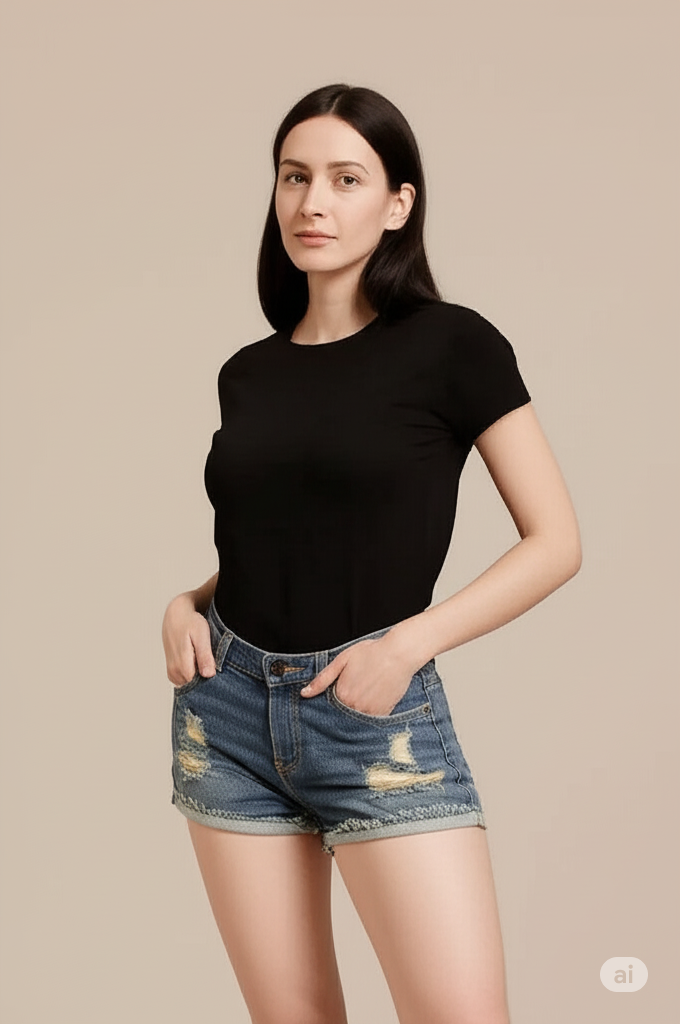 Denim Shorts Image