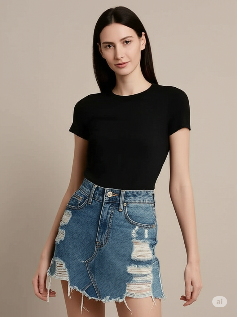 Denim Skirts Image