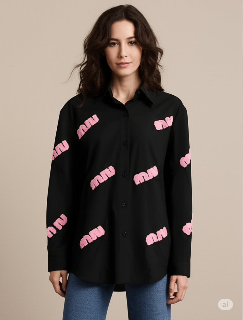 Imported Women's Shirts with White Spaghetti. Image