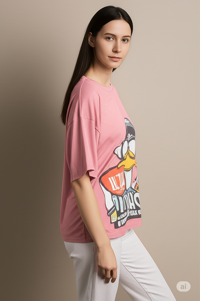 Donald Duck Free Size Tshirt Image