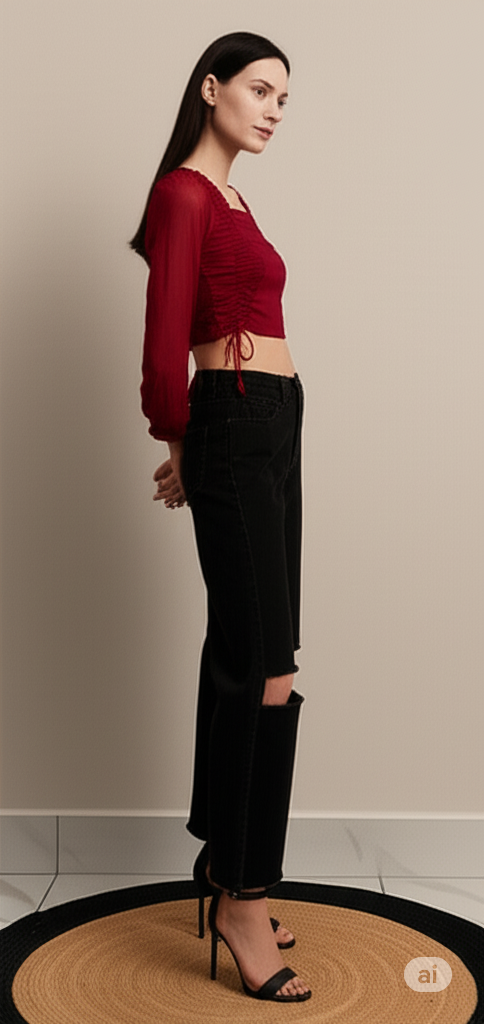 Ripped Black Jeans/Pants Image