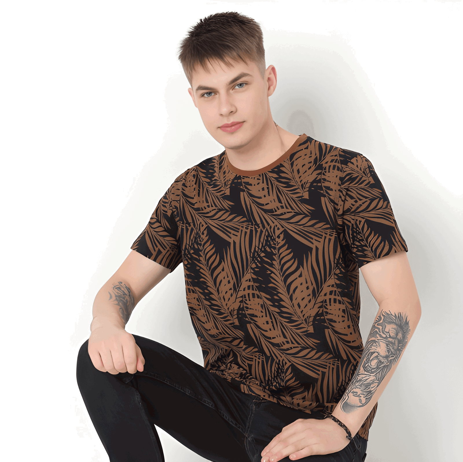 Sports spirit Round neck Tshirt #0057