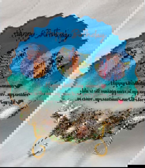 Birthday Glow Resin Frame #013 Image