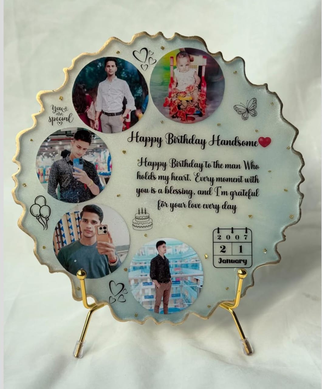 Birthday Resin Frame #016 Image