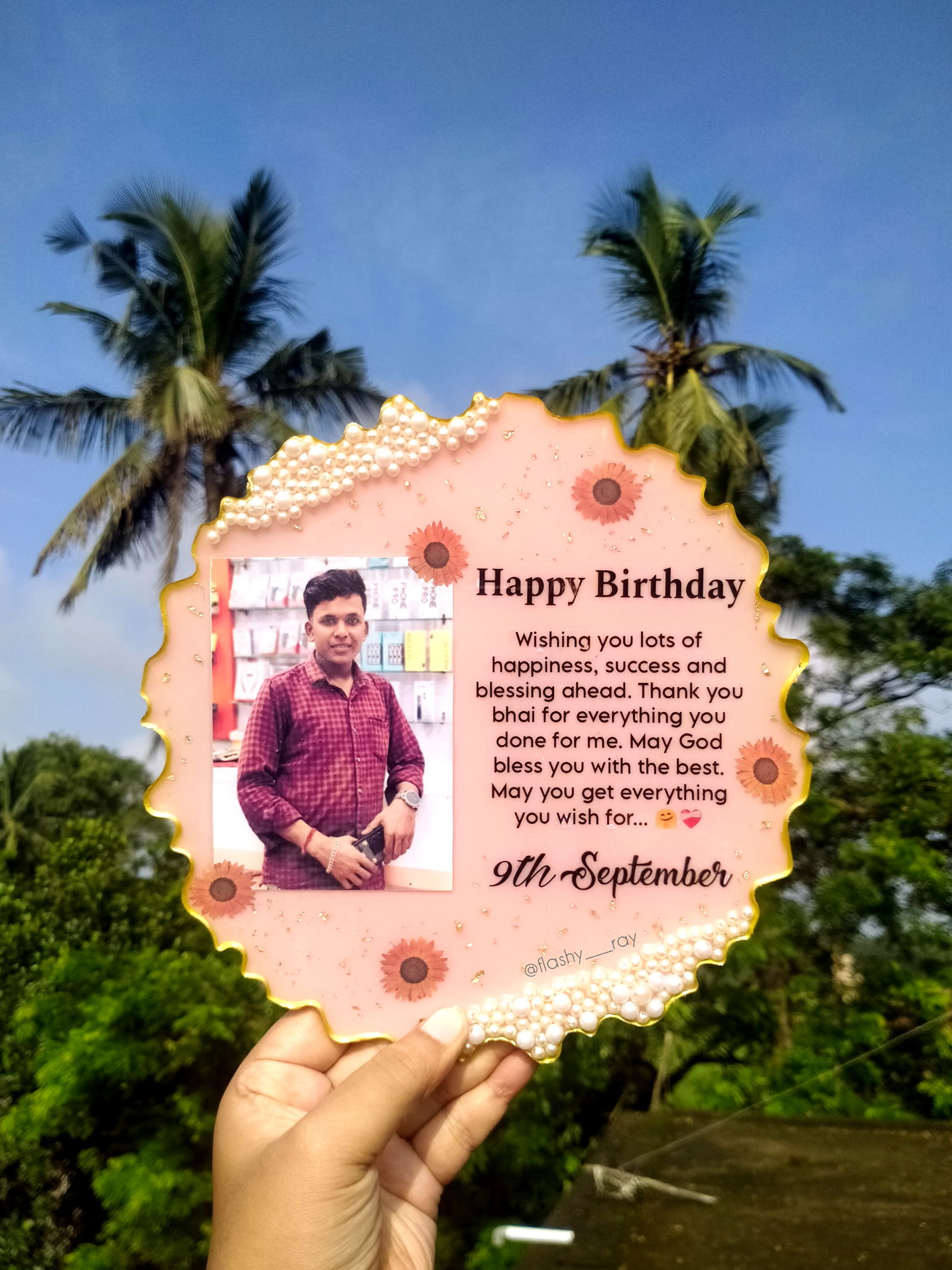 BirthDay Resin Frame #054