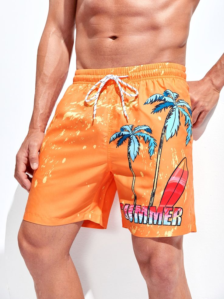Men's  Printed Slim Relax able Shorts #SH00019 Image