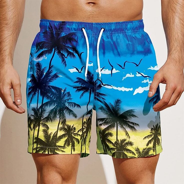 Men's  Printed Slim Relax able Shorts #SH00023 Image