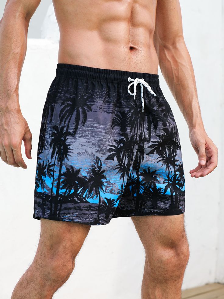 Men's  Printed Slim Relax able Shorts #SH00024 Image