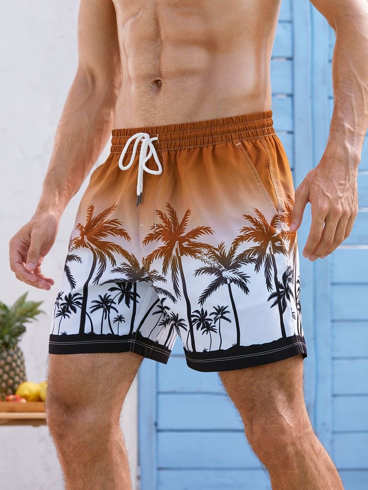 Men's  Printed Slim Relax able Shorts #SH00027 Image