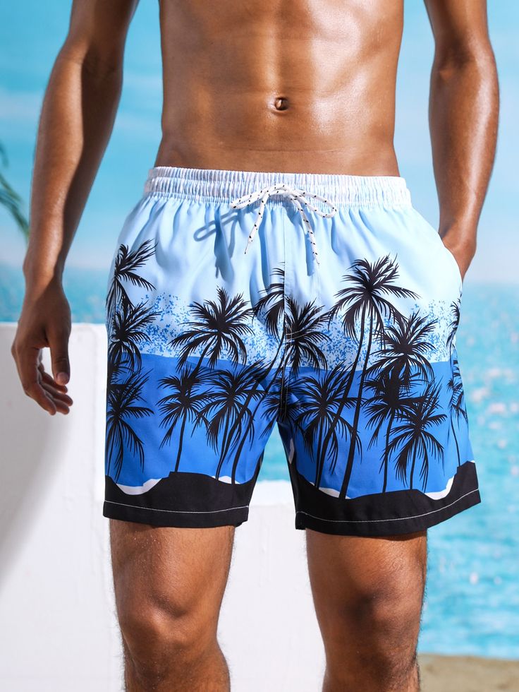 Men's  Printed Slim Relax able Shorts #SH00028 Image