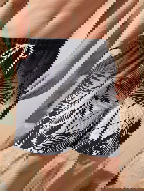 Men's  Printed Slim Comfort Shorts #SH00031 Image