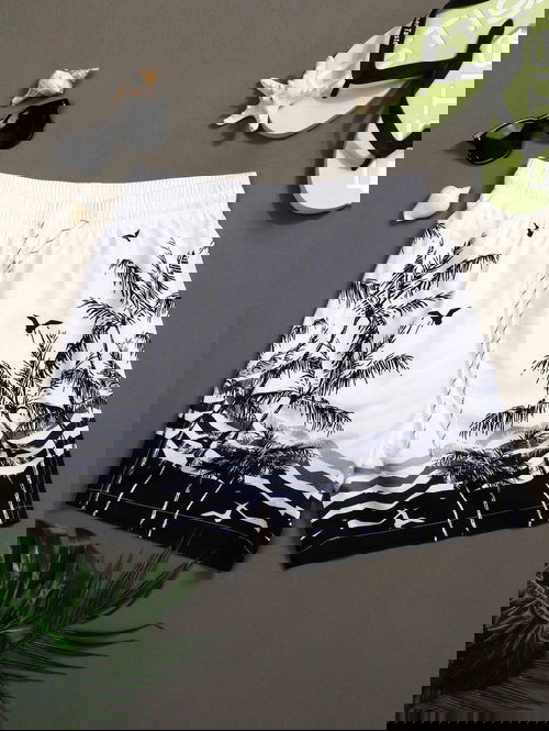 Men's  Printed Slim Comfort Shorts #SH00035 Image