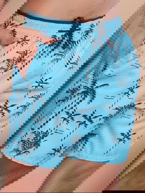 Men's  Printed Slim Comfort Shorts #SH00037 Image