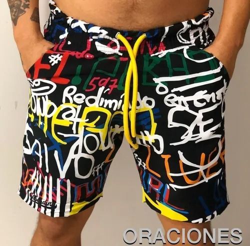 Men's  Printed Slim Comfortable Shorts #SH00041 Image