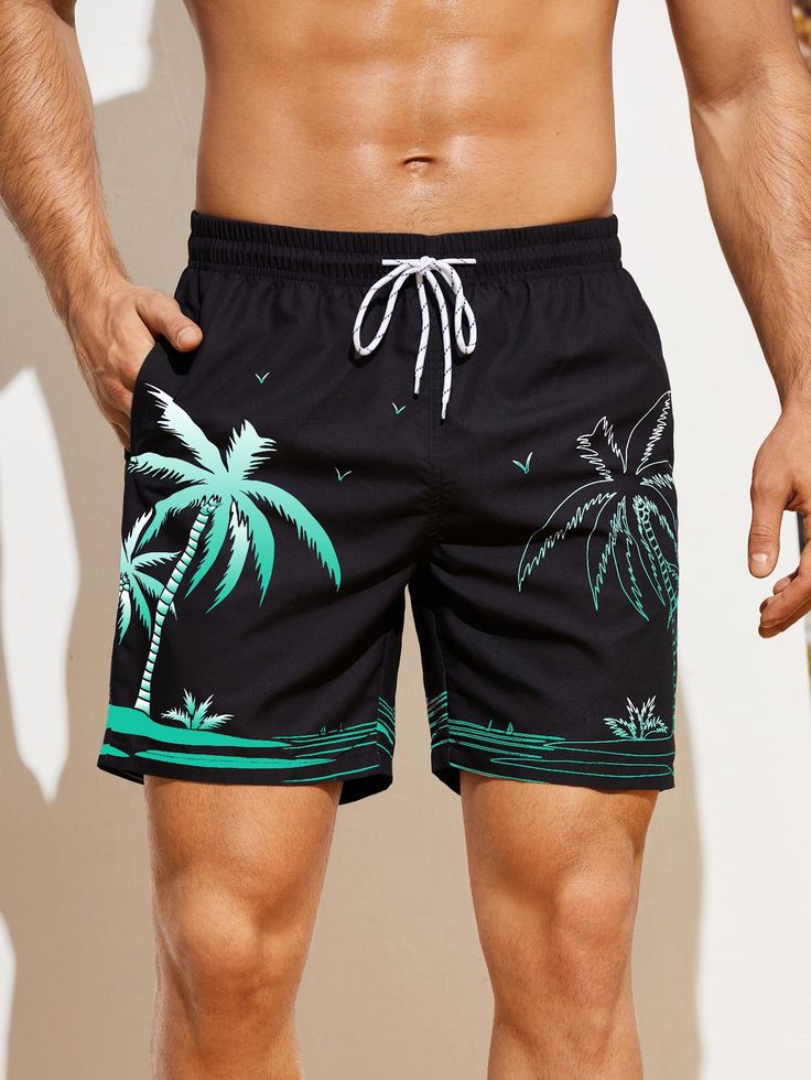 Men's  Printed Slim Comfortable Shorts #SH00043 Image