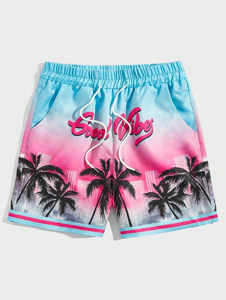 Men's  Printed Slim Comfortable Shorts #SH00046 Image