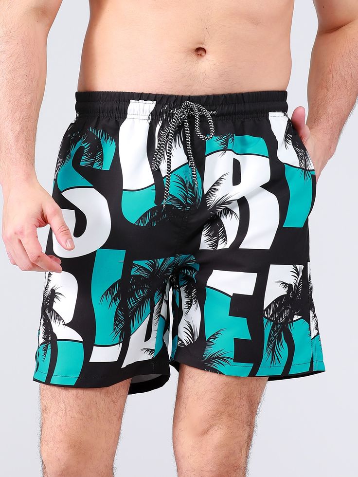 Men's  Printed Slim Comfortable Shorts #SH00047 Image