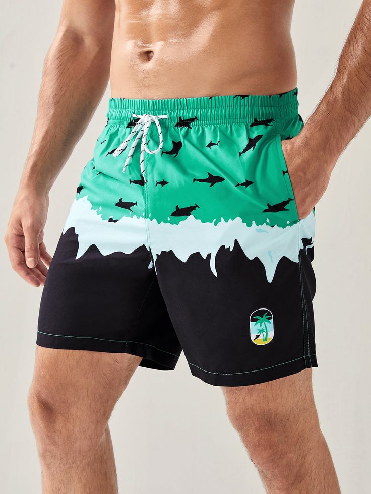 Men's  Printed Slim Comfortable Shorts #SH00049 Image