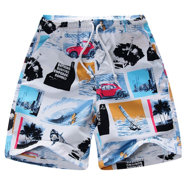 Men's  Printed Slim Comfortable Shorts #SH00050 Image