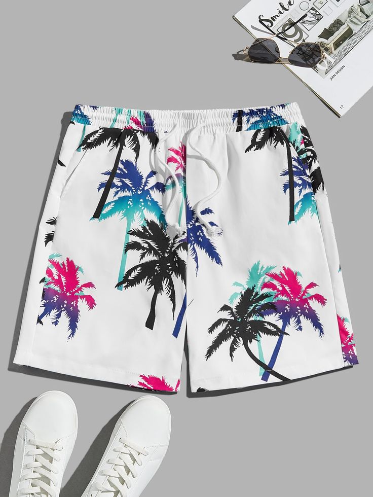 Men's  Printed Slim Comfortable Shorts #SH00051 Image
